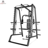 Titanium Strength 160ST Total Smith Machine in Frontansicht mit Kabelzug und Führungsstange, ohne Bank