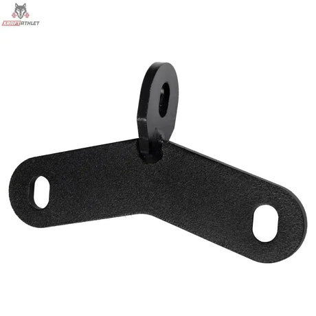 Titanium Strength 2A1C Kabeladapter als zweite Aufnahme, Detail der mittigen Öse und der seitlichen Langlöcher