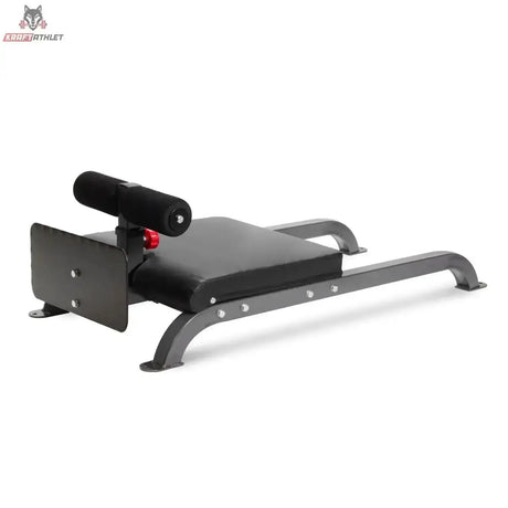 Titanium Strength 60FGH Floor GHD, Schrägansicht von hinten mit Fußplatte und Polsterrollen