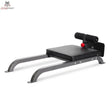 Titanium Strength 60FGH Floor GHD in Schwarz, Schrägansicht mit Sitzpolster und Fersenrollen