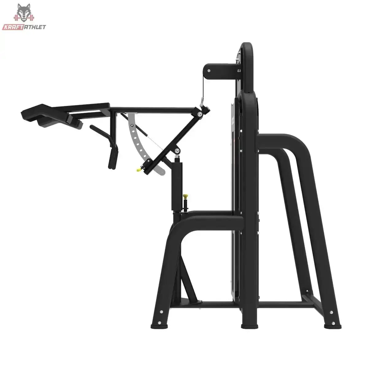 Titanium Strength Elite Series Agilitäts- und Richtungswechselmaschine in Seitenansicht mit Hebelarm