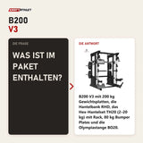 Frage und Antwort zu Titanium Strength All-in-One-Fitnessstudio Paket: Was ist im Paket enthalten?