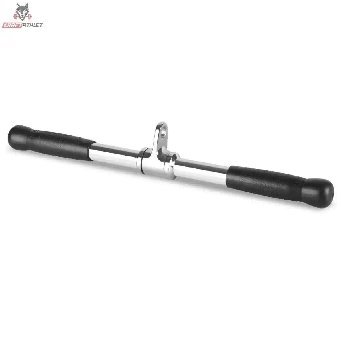 Titanium Strength B02 Gerade Stange 50 cm in der Schrägansicht, Drehgelenk in der Mitte gut sichtbar