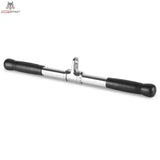 Titanium Strength B02 Gerade Stange 50 cm in der Schrägansicht, Drehgelenk in der Mitte gut sichtbar