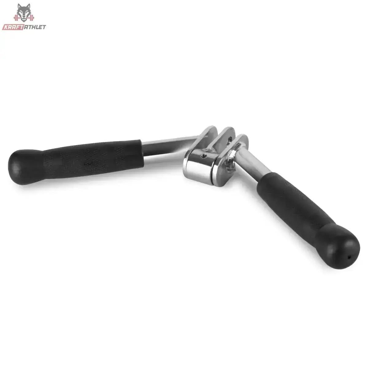 Titanium Strength B03 Balance Press Down Bar, seitliche Ansicht mit Drehgelenk und Griffen
