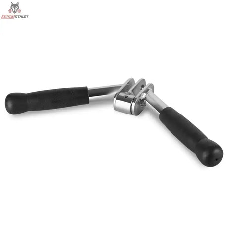 Titanium Strength B03 Balance Press Down Bar, seitliche Ansicht mit Drehgelenk und Griffen