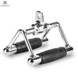 Titanium Strength B04 Revolving Seated Row / Chinning Bar, verchromter Parallelgriff, Schrägansicht
