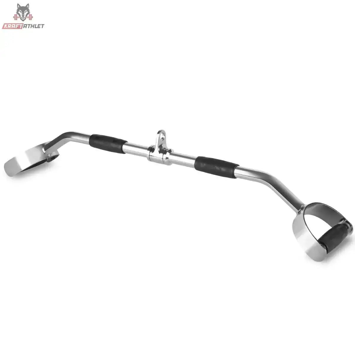Titanium Strength B07 Gerader Paralleler Griff 86 cm, Stange mit abgewinkelten Enden, Schrägansicht