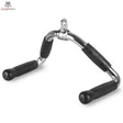 Titanium Strength B09 Multi Pull Griff in Chrom mit schwarzen Griffen, Schrägansicht mit Drehöse