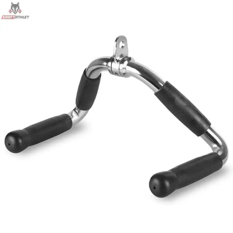 Titanium Strength B09 Multi Pull Griff in Chrom mit schwarzen Griffen, Schrägansicht mit Drehöse