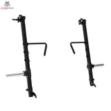 Titanium Strength B100 / B200 Jammer Arms, zwei einzelne Arme nebeneinander mit Griff und Scheibenhülse