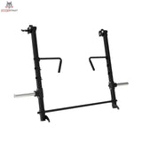 Titanium Strength B100 / B200 Jammer Arms als Paar, Frontansicht der beiden Arme mit Griffen und Hantelhülsen