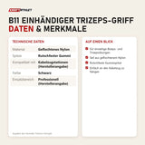 Technische Daten und Merkmale von Titanium Strength B11 Einhändiger Trizeps-Griff als Tabelle