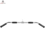 Titanium Strength B13 Latzugstange Lat Bar 91 cm, Frontansicht mit Drehgelenk und gummierten Griffzonen