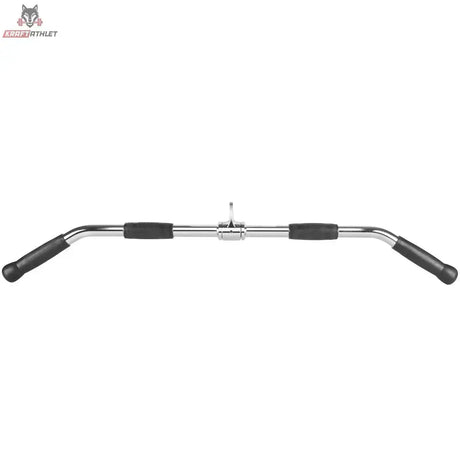 Titanium Strength B13 Latzugstange Lat Bar 91 cm, Frontansicht mit Drehgelenk und gummierten Griffzonen