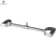 Titanium Strength B14 Latzugstange parallel mit D-Griffen 61 cm, Schrägansicht mit Drehgelenk in der Mitte