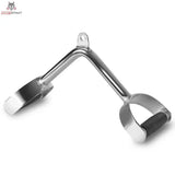 Titanium Strength B16 V-Griff aus Chrom mit drehbaren Griffschlaufen, Schrägansicht