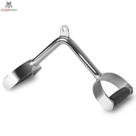 Titanium Strength B16 V-Griff aus Chrom mit drehbaren Griffschlaufen, Schrägansicht