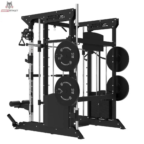 Titanium Strength B200 V3 All-in-One Trainer in Schrägansicht von der anderen Seite