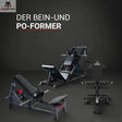 Titanium Strength Bein- und Po-Former Pack, Gesamtset mit drei Beingeräten vor dunklem Hintergrund