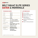 Technische Daten und Merkmale von Titanium Strength Belt Squat Elite Series als Tabelle