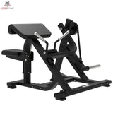 Titanium Strength Biceps, Triceps & Abs Pack: Bizepsmaschine mit Armauflage und Hantelstange, Seitenansicht