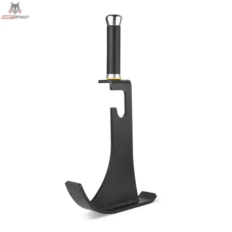 Titanium Strength BJX Barbell Jack Hantelheber in Schwarz, Seitenansicht mit Griffstange und Hebelfuß