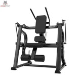 Titanium Strength Black Series Abdominal Crunch in Frontansicht mit Rückenpolster, Griffen und Fußrollen