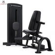 Titanium Strength Black Series Abduktorenmaschine – Schrägansicht mit Sitz, Rückenlehne und Beinpolstern