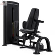 Titanium Strength Black Series Adduktorenmaschine – Schrägansicht mit Sitz, Rückenlehne und Beinpolstern