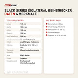 Technische Daten und Merkmale von Titanium Strength Black Series IsoLateral Beinstrecker als Tabelle