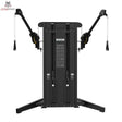 Titanium Strength Black Series Dual Cable Cross in Schwarz, Frontansicht mit ausgeklappten Armen