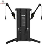 Titanium Strength Black Series Dual Cable Cross in Schwarz, Frontansicht mit ausgeklappten Armen