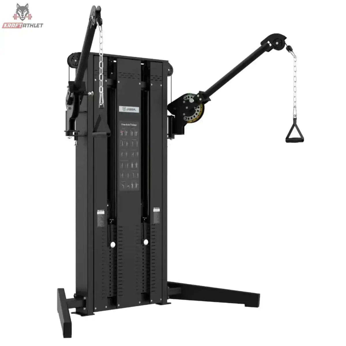 Titanium Strength Black Series Dual Cable Cross, Schrägansicht mit Griffen an beiden Armen