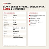 Technische Daten und Merkmale von Titanium Strength Black Series Hyperextension Bank als Tabelle