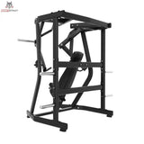Titanium Strength Black Series IsoLateral Bench Press Brustpresse in Schrägansicht von hinten mit Rahmen