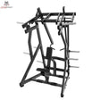 Titanium Strength Black Series IsoLateral D.Y. Row Rudermaschine in Schrägansicht mit Brustpolster und Sitz