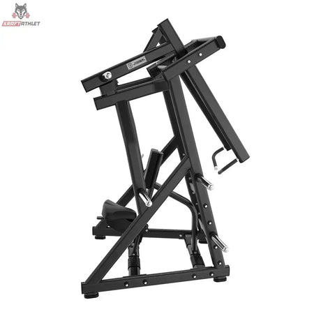 Titanium Strength Black Series IsoLateral D.Y. Row Rudermaschine in Seitenansicht mit Hebelarm