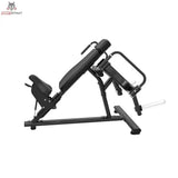 Titanium Strength Black Series IsoLateral Incline Pec Fly Butterfly – Seitenansicht mit Schrägbank und Hebeln