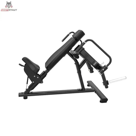 Titanium Strength Black Series IsoLateral Incline Pec Fly Butterfly – Seitenansicht mit Schrägbank und Hebeln