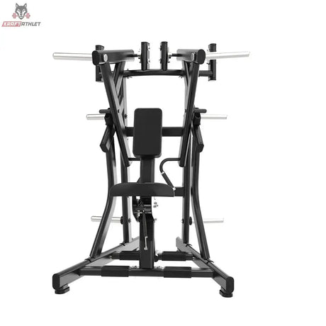 Titanium Strength Black Series IsoLateral Rudern Tief in Frontansicht mit Brustpolster