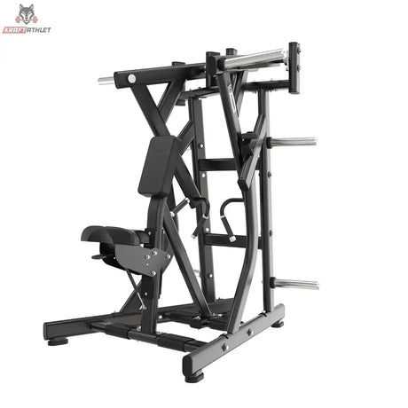 Titanium Strength Black Series IsoLateral Rudern Tief in Schrägansicht von rechts