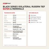Technische Daten und Merkmale von Titanium Strength Black Series IsoLateral Rudern Tief als Tabelle