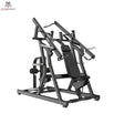 Titanium Strength Black Series IsoLateral Brustpresse und Latzug – Schrägansicht mit Sitz, Rückenpolster und zwei unabhängigen Hebelarmen