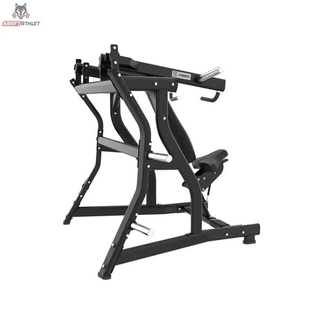 Titanium Strength Black Series IsoLateral Schulterpresse in Schrägansicht von hinten