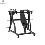Titanium Strength Black Series IsoLateral Schulterpresse in Frontschrägansicht mit Rückenpolster