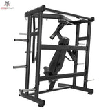 Titanium Strength Black Series IsoLateral Wide Chest Press in Seitenschrägansicht von hinten