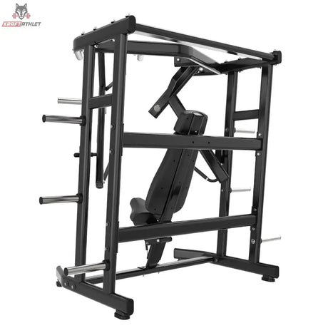 Titanium Strength Black Series IsoLateral Wide Chest Press in Seitenschrägansicht von hinten