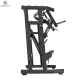 Titanium Strength Black Series IsoLateral Wide Chest Press in Seitenansicht mit Hebelarm und Sitz