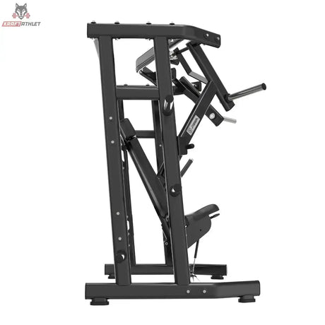 Titanium Strength Black Series IsoLateral Wide Chest Press in Seitenansicht mit Hebelarm und Sitz